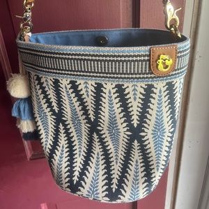 Spartina 449 Genuine Leather Bucket Handbag